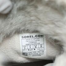 美品★ SOREL ソレル NL2532-052 ティボリ3♪ 秋冬 防水 スエード スノー ブーツ Sz.25　レディース グレー アウトドア　K3G00057_B#T_画像10