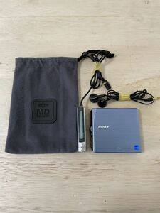 SONY MD WALKMAN MZ-NH3D ソニー ウォークマン ポータブル MD プレーヤー RM-MZR55 動作未確認　現状品　希少品