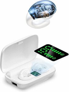 【2023業界初設計 空気伝導イヤホン】イヤホン ワイヤレス ブルートゥースイヤホン Bluetooth5.3 空気伝導 耳挟み式