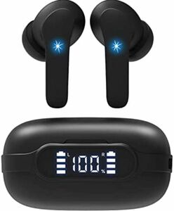 【2023新型 Bluetooth5.3技術 】 ワイヤレスイヤホン bluetooth Hi-Fi LED残量表示 瞬時接続