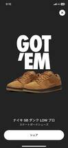 ★定価スタート ★27.0cm Nike SB Dunk Low Pro Wheat BQ6817-204 ナイキ ダンク NIKE_画像4