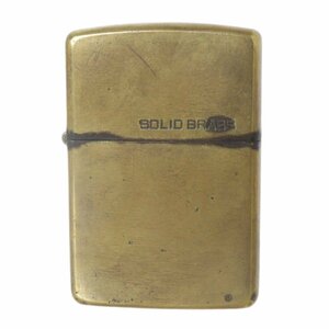 【中古】 ZIPPO ジッポー オイルライター SOLID BRASS 1932 1987年製 50周年記念モデル ゴールド 37×57×12(mm) NT BCランク