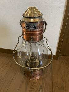 美品　日本船燈　ニッセン　アンカーランプ　マリンランプ　ビンテージ　オールド　灯油ランプ　オイルランプ　キャンプ ランタン