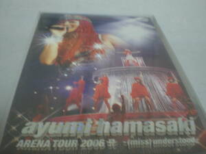 3DVD　浜崎あゆみ　ARENA TOUR 2006 A ～(miss) understood～ 歌詞カードとスリーブケース付き　送料はレターパックプラス+520円