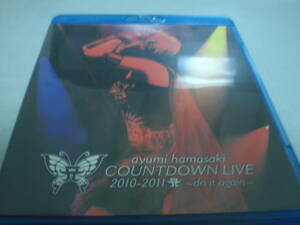 Blu-ray　浜崎あゆみ　COUNT DOWN LIVE 2010-2011 A ～do it again～　歌詞カード付き　Blu-rayは美品