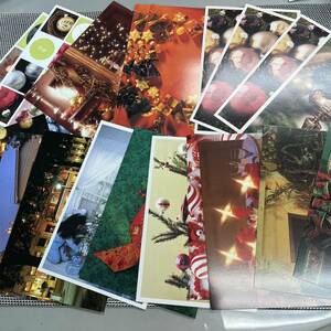 クリスマスカード　クリスマスハガキ　クリスマスポストカード　合計20枚　写真　クリスマスオーナメント