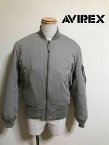 AVIREX U.S.A アヴィレックス ミリタリー MA-1 中わた 綿 フライトジャケット サイズM 長袖 612235