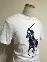 Polo Ralph Lauren ポロ ラルフローレン ビッグロゴ クルーネック Tシャツ ホワイト トップス サイズM 半袖 白 175/96A_画像10