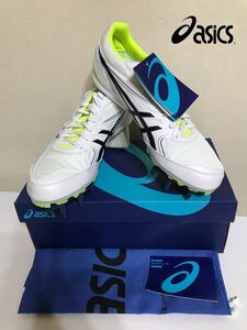 [ new goods ]asics EFFORT SK Asics land for spike 28cm white TTP521-0190 all weather exclusive use 100m 400m hurdle 