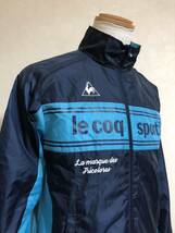 le coq sportif golf ルコック ウインド ジップ ジャケット トップス サイクル ウェア サイズM 長袖 ネイビー 水色 QB-570151_画像10
