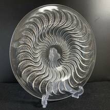 【本人作】R.LALIQUE ルネ・ラリック「Actinia」アクティニア　イソギンチャク　浅鉢　大皿　プレート　ボウル　1933年 アンティーク_画像3