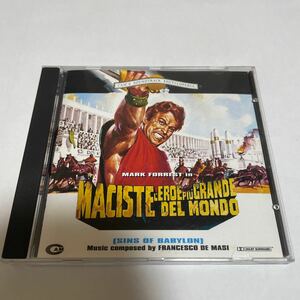 CD「Maciste L'Eroe Piu' Grande del Mond Francesco De Masi