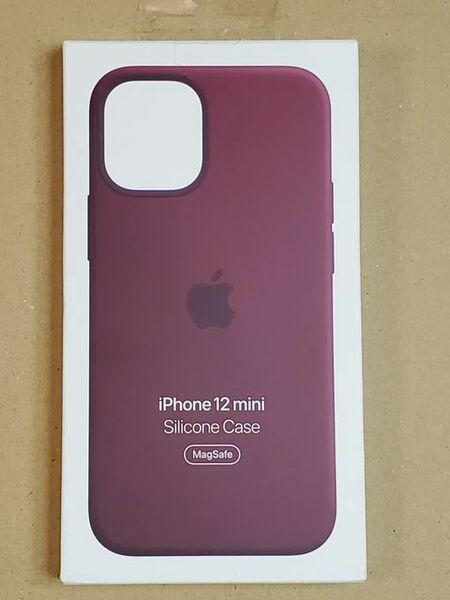 MagSafe対応 Apple 純正品◆iPhone 12 mini Silicone Case with MagSafe - Plum シリコーンケース -プラム アップル【並行輸入品】
