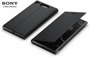 Sony◆ソニー 【ソニー純正】 Xperia XZ1用 Style Cover Stand ブラック SCSG50 SO-01K/SOV36 【並行輸入品】Black