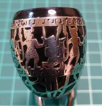 パイプ 喫煙具【Medico Sterling Silver Overlay (1950s Vintage Aztec Design)】【USED】【リペア】_画像8