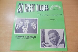H2-254＜LP/MONO/美盤＞「20 Great Oldies I'll Always Remember Volume 5」Chubby Checker/Jimmy Gilmer And The Fireballs