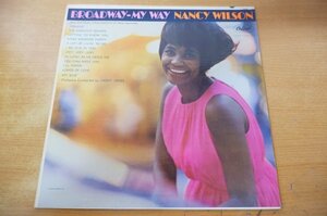 J2-128＜LP/US盤＞ナンシー・ウィルソン Nancy Wilson / Broadway - My Way