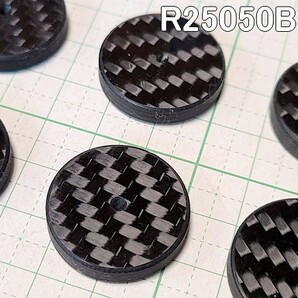 管理番号＝3L082  炭素繊維インシュレーター（スパイク受）φ25mm-5.0mmt R25050B25 6個セットの画像2