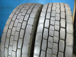 2022年製 DUNLOP SP680 275/80R22.5 151/148J 2本Set №06502 室内保管 ミックスタイヤ 夏 大型トラック 積載車 トラック トレーラー