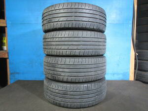 ※ビート欠損有※ FALKEN ZIEX ZE914 215/45R18 4本 №05722E ファルケンタイヤ ジークス 中古サマータイヤ 夏タイヤ 室内保管