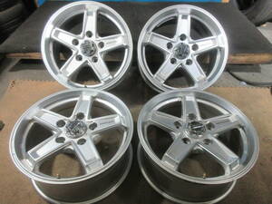 18インチ キーラーフィールド アルミホイール KEELER 18X8J IN52 5穴 PCD150 4本 №05399H 室内保管 ※ガリ傷有