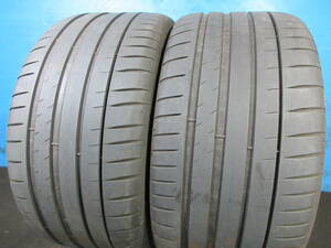 ※欠損有 18インチ 夏 MICHELIN ミシュラン PiLOTSPORT4 パイロットスポーツ4 255/35ZR18(94Y)2本Set №06584I 室内保管 夏タイヤ