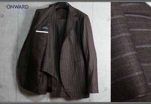  new goods Ise city . men's Migliore ~House of Tailor~ autumn winter made in Japan Italy made cloth stripe three-piece suit A5/M/D6-46/ tea /12 ten thousand 