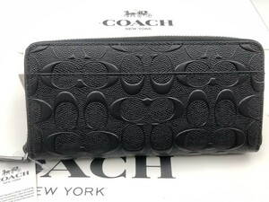 コーチ COACH 長財布 財布 シグネチャー アコーディオンラウンドジップウォレット財布 新品 F58113 f211