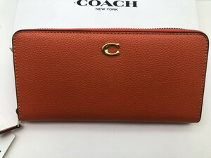 コーチ COACH 長財布 財布 シグネチャー アコーディオンラウンドジップウォレット新品CC489 a093B