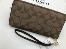 コーチ COACH 長財布 財布 ロング ジップ ストラップ付き ラウンドファスナー財布 新品C4452 a067B_画像5