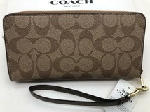 コーチ COACH 長財布 財布 ロング ジップ ストラップ付き ラウンドファスナー財布 新品C4452 a067B_画像4