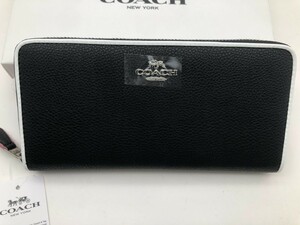 コーチ COACH 長財布 財布 シグネチャー アコーディオンラウンドジップウォレット新品F12585 b167