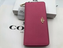 コーチ COACH 長財布 財布 シグネチャー アコーディオンラウンドジップウォレット財布 新品e221C F52372_画像4