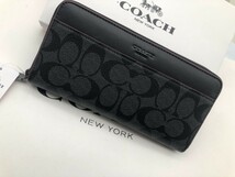 コーチ COACH 長財布 財布 シグネチャー アコーディオンラウンドジップウォレット新品l050 F25517_画像2