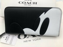 コーチ COACH 長財布 財布 シグネチャー アコーディオンラウンドジップウォレット新品f111B F54000 _画像1