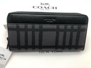 コーチ COACH 長財布 財布 シグネチャー アコーディオンラウンドジップウォレット新品 F22533 v198