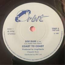 COAST TO COAST 7inch BIM BAM 1985 ORBIT RECORDS ロカビリー_画像1