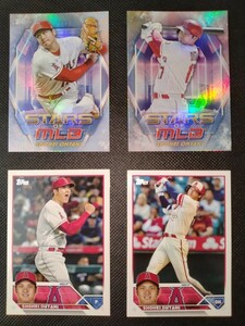 大谷翔平 4枚セット 【2023 TOPPS SERIES 1 STARS OF MLB SHOHEI OHTANI SMLB-21】ほか3枚 MLB 侍ジャパン ロサンゼルス・エンジェルス