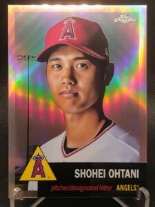 大谷翔平 75枚限定【2022 TOPPS CHROME PLATINUM ANNIVERSARY #1 SHOHEI OHTANI ROSE GOLD REFRACTOR】 WBC 侍ジャパン エンジェルス レア