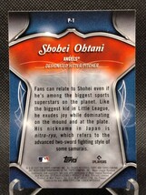 大谷翔平 【2022 TOPPS CHROME PINSTRIPED/CLUB PLAQUES SHOHEI OHTANI P-1】 WBC 侍ジャパン エンジェルス_画像2