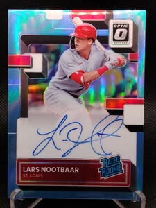 ラーズ・ヌートバー 35枚限定 サイン【2022 PANINI DONRUSS OPTIC RATED ROOKIE SIGNATURES LARS NOOTBAAR RRS-LN】 WBC 侍ジャパン レア