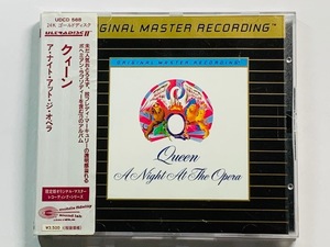 MFSL 24K GOLD CD☆QUEEN クイーン/A Night At The Opera ユキム帯付♪ UDCD568 1円～ ゴールドCD 高音質盤 廃盤レア♪ オペラ座の夜 限定