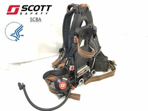 【米軍放出品】☆自給式呼吸器 空気呼吸器 消防 レスキュー 防塵 SCOTT SAFETY 4.5 SCBA 消防装備品 CBRN災害対応(140)☆HK24CK#23