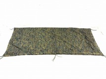 【米軍放出品】☆タープ テントシート 225cm×200cm 迷彩 ウッドランド ミリタリー キャンプ アウトドア MARPAT 防雨シート(60)RK8QK-2-W_画像2