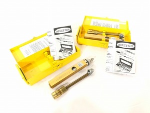 【米軍放出品】☆タイヤゲージ エアーゲージ 2個 エアチャック 50～600psi MILTON (80) ☆BK1QK-W#23