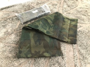 【米軍放出品】☆未使用品 迷彩シート カモフラージュネット ウッドランド 2枚 158cm×250cm ミリタリー サバゲー (60)☆CK10Z