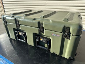 【美品/米軍放出品】☆ハードケース ツールボックス ペリカン/ハーディッグ キャスター付き 世田谷ベース キャリーケース(180)KK20EK-W