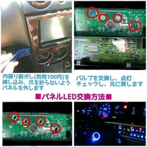 スズキ kei HN11.12.21.22S (ワークス含む)(マニュアル車) LEDメーター&エアコンパネルセット■白・赤・青・緑・水色・ピンクパープル他_画像3