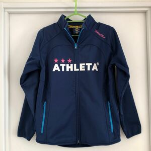 アスレタ ウォーマー　ジャケット　150 裏起毛　ATHLETA ジャージ　ジュニア　キッズサイズ　子ども