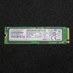 【SAMSUNG】【MZVLW128HEGR-000L1】【M.2 NVMe SSD 128GB】【2333時間 / 正常87%】【Type2280】【動作確認済】＜管理：SAM-NVME128-1112A＞